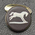 British Vintage Wedgwood Horse Relief Sterling Silver Cufflinks in Case
